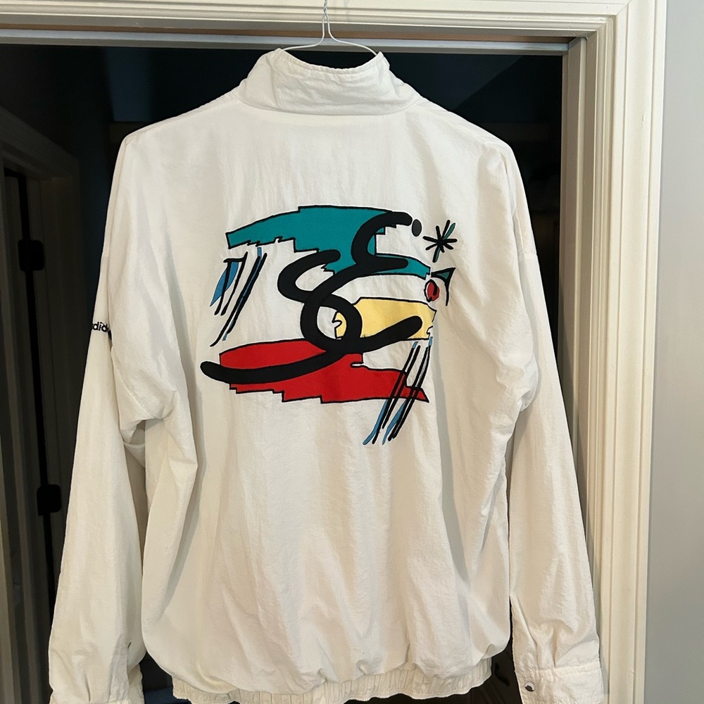 Vintage Adidas Men’s Stefan Edberg Tennis Warm-Up Jacket.  (XL)